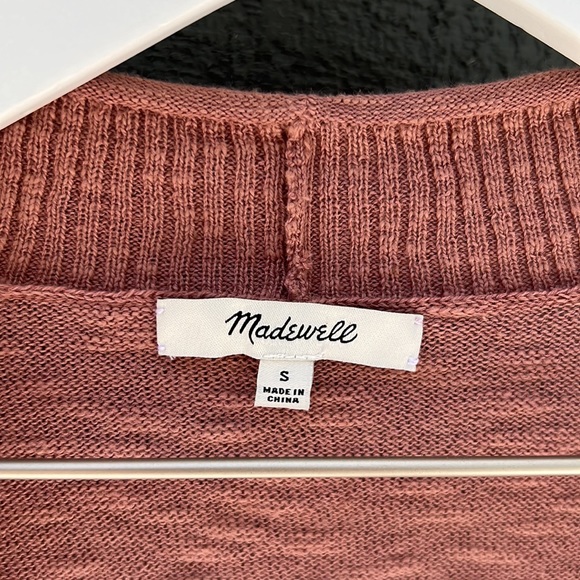NWOT Madewell Dusty Rose Cardigan small - Picture 4 of 6